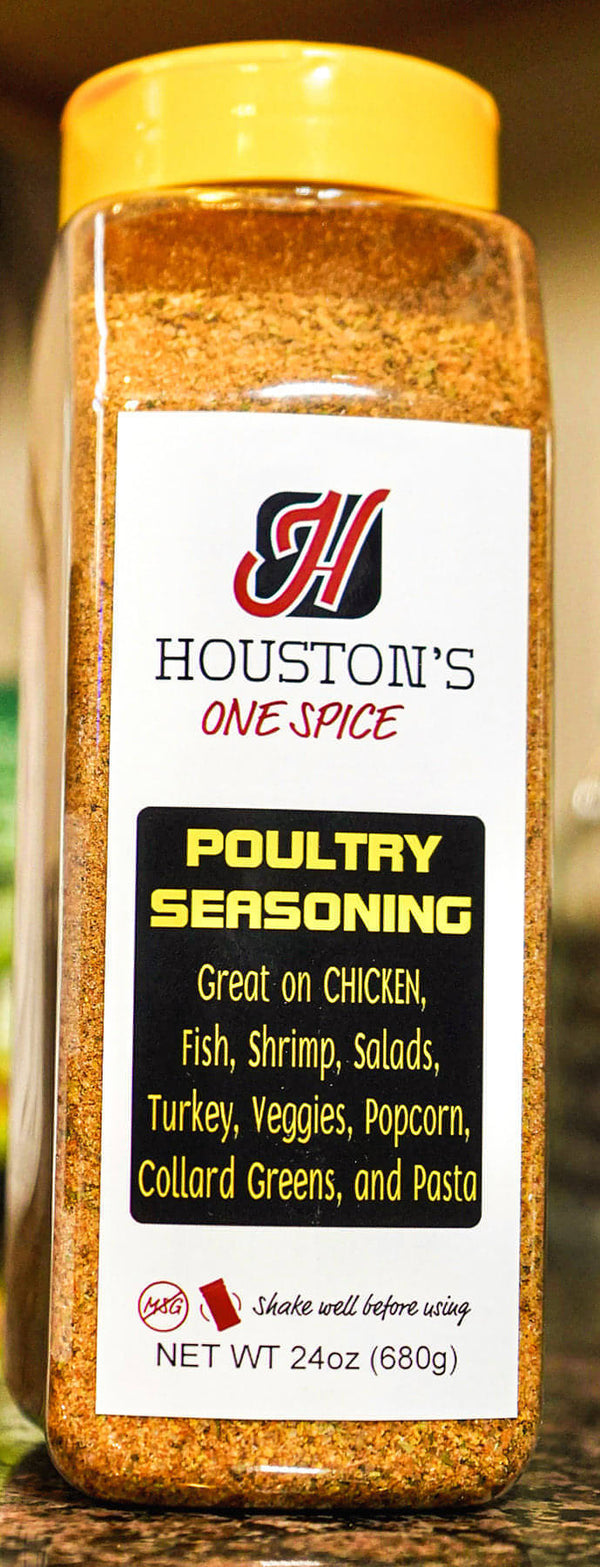 Houston's One Spice - Poultry Seasoning - 7.4oz – HoustonsOneSpice